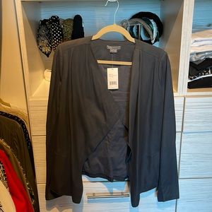 Vince Leather Open front jacket